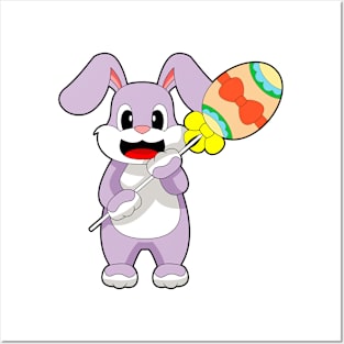 Rabbit Easter Easter egg Posters and Art